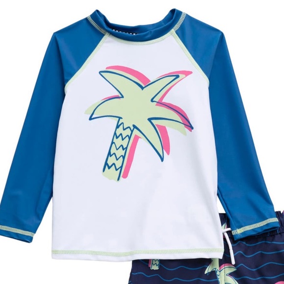 🌴🦩NWT Sovereign Code Banks Long Sleeve Rash guard Set🦩🌴 - Picture 2 of 4